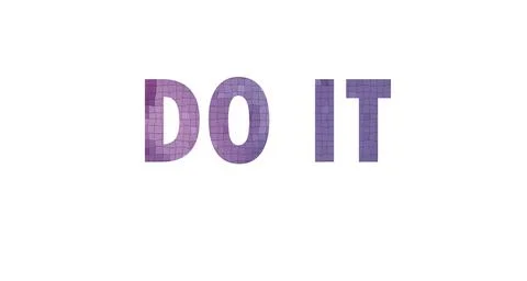 DO IT Stock Illustration