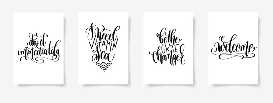 Do it immediately, I need vitamin sea, be the game changer, welc Stock Illustration