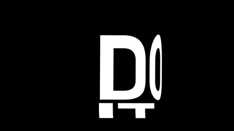 Do it Kinetic Warp Text Animation Stock Footage 314998403