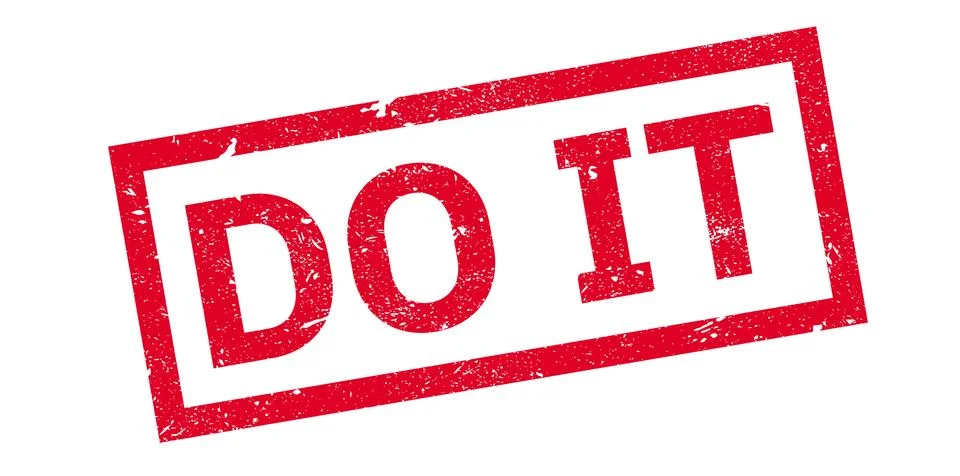 Do It rubber stamp Stock Illustration