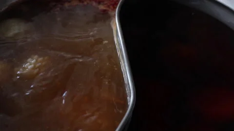Do it yourself boiling hot pot buffet4 Stock Footage 220821351