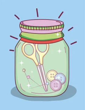 Do it yourself crafts concept Illustrazione stock