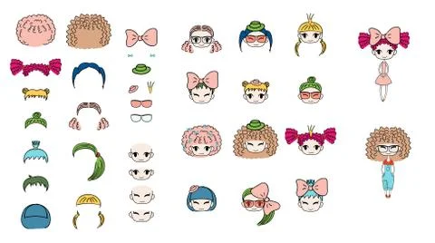 Do it yourself girls Stock Illustration