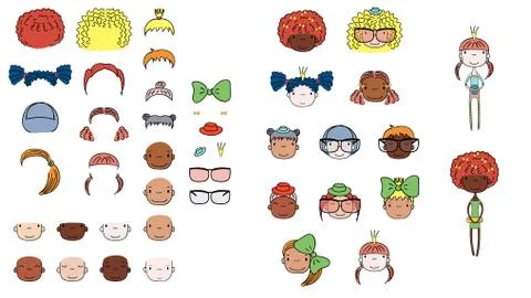 Do it yourself girls Illustrazione stock