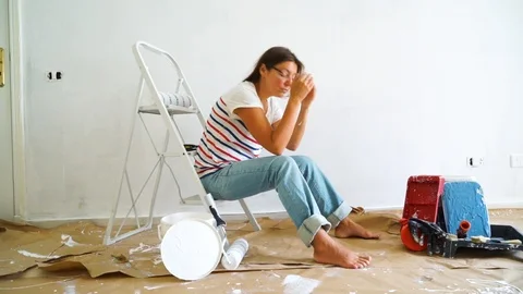 Do it yourself house renovations Stock Footage 93472498