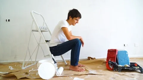Do it yourself house renovations Stock Footage 94083617
