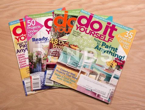Do It Yourself magazines Stock Photos