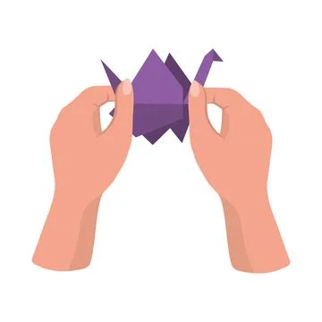 Do it yourself origami Illustrazione stock