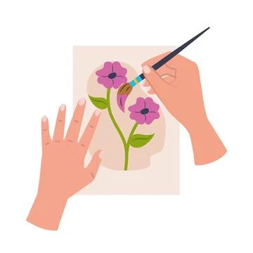Do it yourself painting Stock Illustration