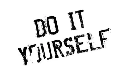 Do It Yourself rubber stamp Stock Illustration