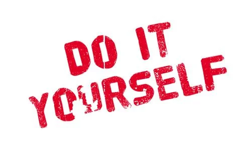 Do It Yourself rubber stamp Illustrazione stock