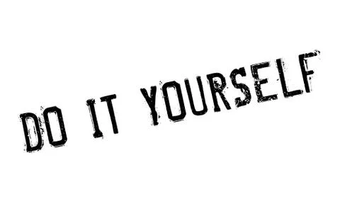 Do It Yourself rubber stamp Stock Illustration
