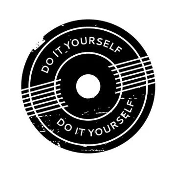 Do It Yourself rubber stamp Stock Illustration