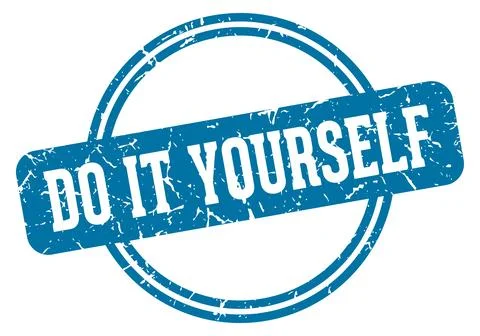 Do it yourself stamp イラスト素材
