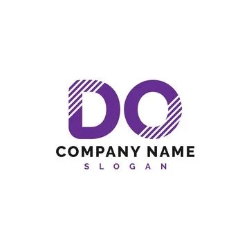 DO Letter Logo Design. DO letter logo Vector Illustration - Vector Stock Illustration