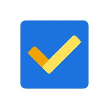 To do list affiliation symbol on blue background. Flat design style icon. Stock Illustration