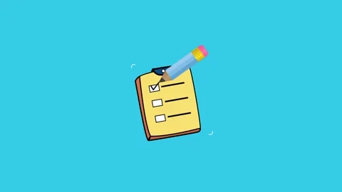 To do list and business planning project animation Stock Footage 320473780