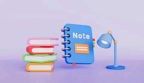 To do list and pencil, Work and education concept 3d illustration Stock Illustration