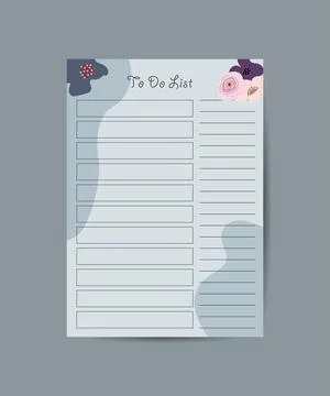 TO DO List - Flowers