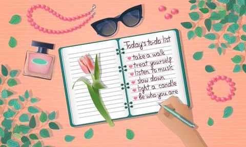 To-do list concept. Stock Illustration