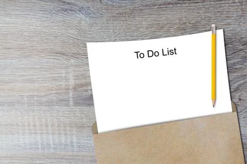 To Do List Concept Stock Photos