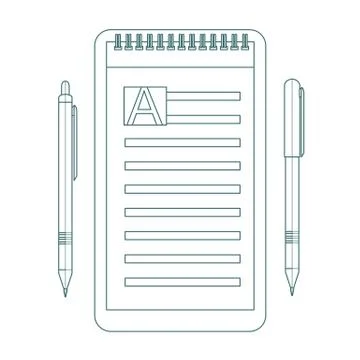 To do list Contour icon. Design icon do list, a checklist, task list. Illustrazione stock