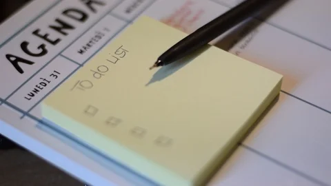 To do list Stock Footage 100836085