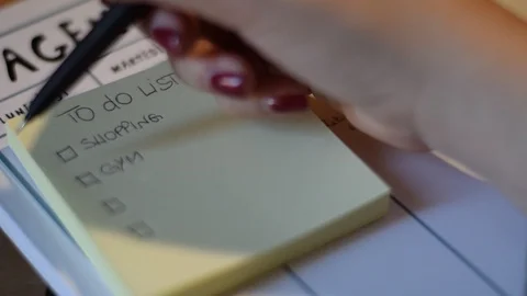 To do list Stock Footage 100836151