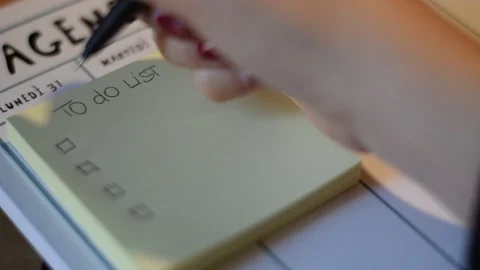 To do list Stock Footage 100836205