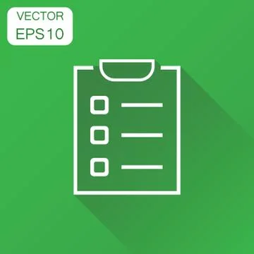 To do list icon. Business concept checklist, task list pictogram. Vector illu Illustrazione stock