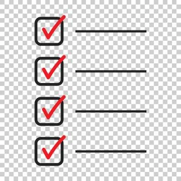 To do list icon. Checklist, task list vector illustration in flat style. Remi Illustrazione stock