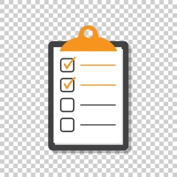 To do list icon. Checklist, task list vector illustration in flat style. Remi Stock Illustration