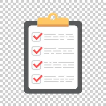 To do list icon. Checklist, task list vector illustration in flat style. Remi Stock Illustration