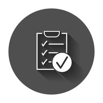To do list icon. Checklist, task list vector illustration in flat style. Remi Stock Illustration