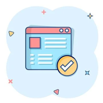 To do list icon in comic style. Document checklist cartoon vector illustratio Stock Illustration