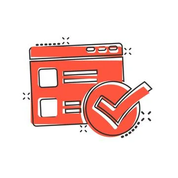 To do list icon in comic style. Document checklist cartoon vector illustrat.. Stock Illustration