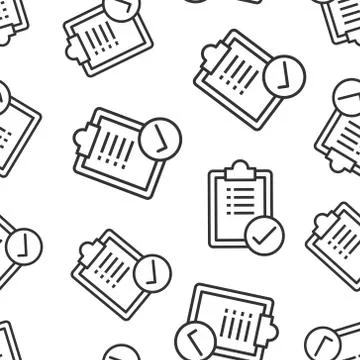 To do list icon in flat style. Document checklist vector illustration on whit イラスト素材