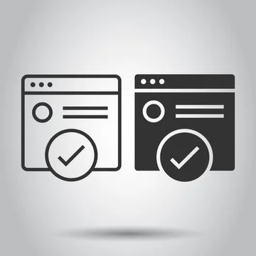 To do list icon in flat style. Document checklist vector illustration on whit Stock Illustration