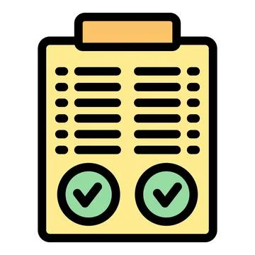 To do list icon vector flat Illustrazione stock