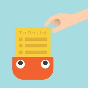 To do list Stock Illustration