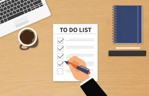 To do list Stock-Illustration
