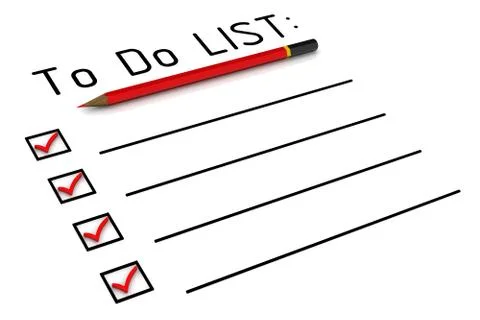 To do list 스톡 일러스트