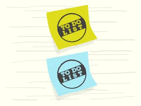To do list illustration Stock Illustration
