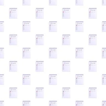 To do list notebooks seamless pattern background 스톡 일러스트