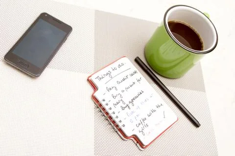 To do list Stock Photos