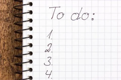 To do list Stock Photos