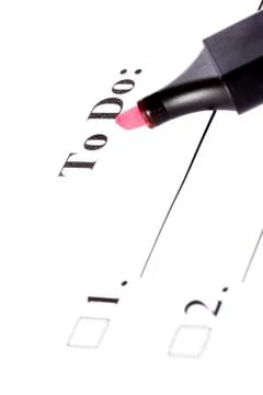 To Do List Stock Photos