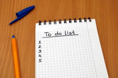 To do list Foto stock