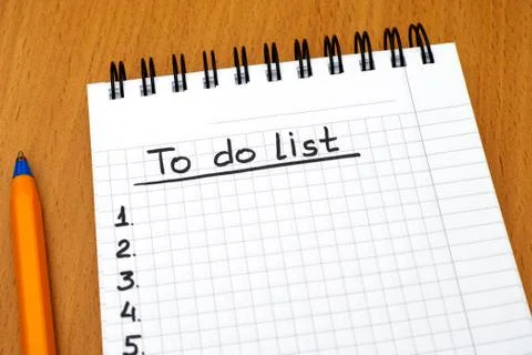 To do list Stock Photos