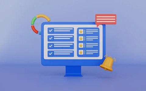 To do list, Project manager interface, UI interface of admin panel 库存插图